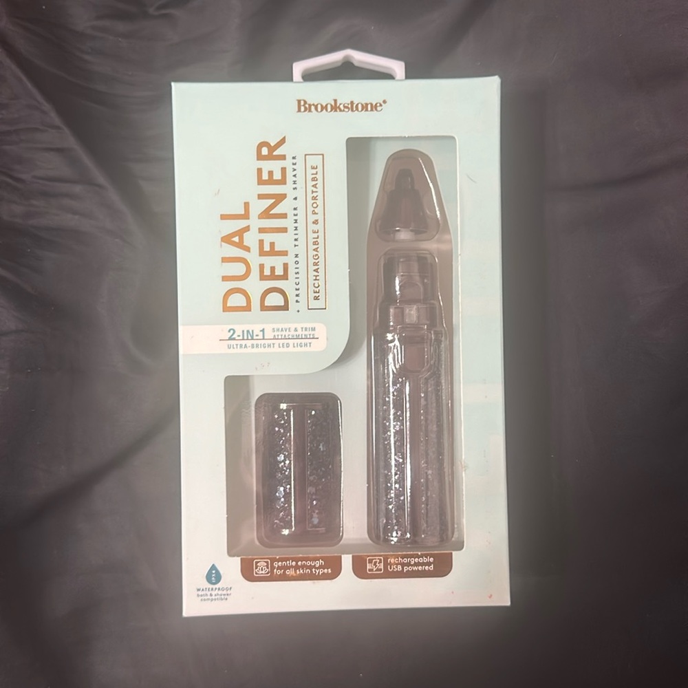 Brookstone Dual Definer Precision Trimmer & Shaver